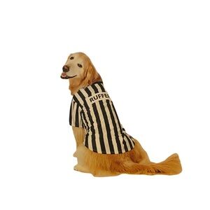 Ruffers Black and White Striped Dog Jersey